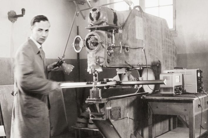 historical picture of Berthold Leibinger