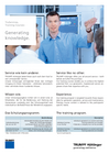 Training courses flyer