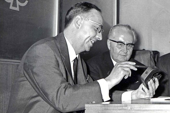 Berthold Leibinger 和 Christian Trumpf 的历史图片