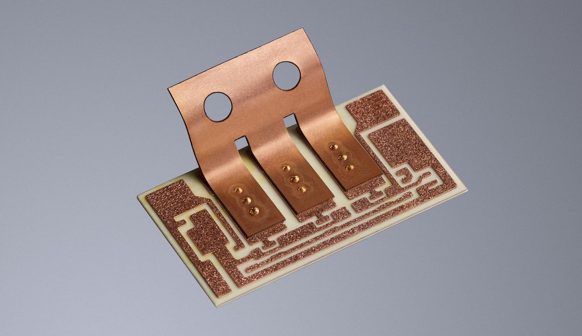 TruDisk Pulse, laser welded bonding of two direct copper bonds